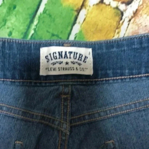 Levi Strauss signature brand size 14 ladies‎ Jean shorts - Picture 4 of 8